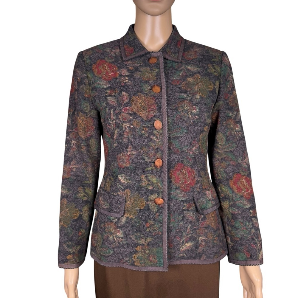 Vintage Kangheesook Floral Blazer Size XS